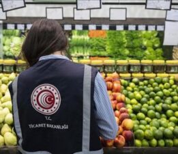 Ticaret Bakanlığı ekipleri market denetimi yaptı