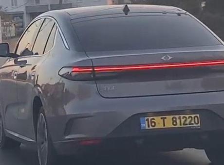 TOGG’un yeni sedan modeli T10F Ayvalık’ta görüntülendi