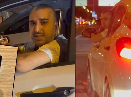 Üsküdar’da maganda dehşeti! Kadın sürücüye trafikte biber gazı sıkıp kaçtı